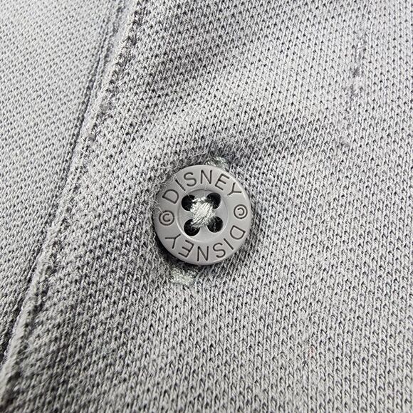 Mickey Mouse Shirt Mens Medium Gray Disney World 50th Anniversary Polo Classic - Picture 11 of 16
